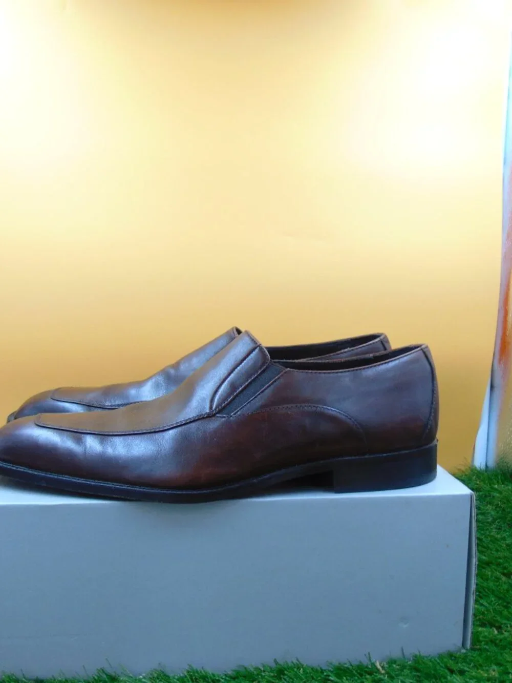 Bostonian Luxe Brown Slip On Loafer - Size 12 US
